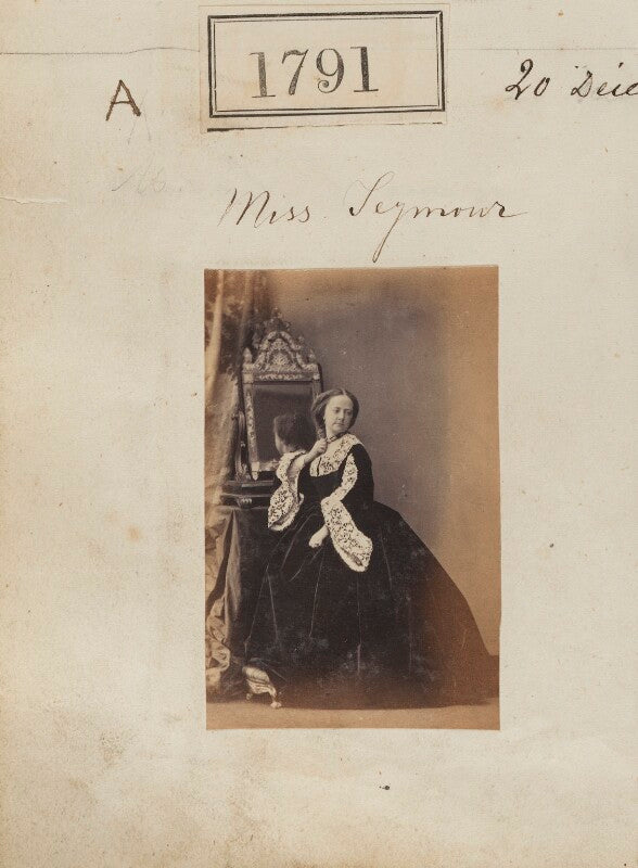 Augusta emily (née seymour), lady delamere npg ax51182