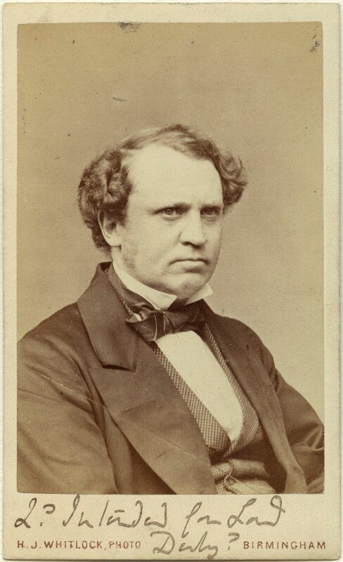 Edward henry stanley, 15th earl of derby npg x27754