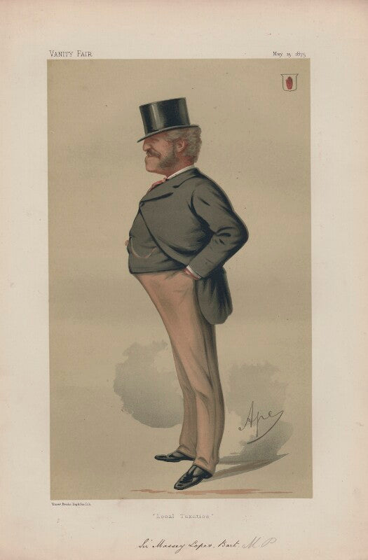 Sir lopes massey lopes, 3rd bt ('statesmen. no. 202.') npg d43692