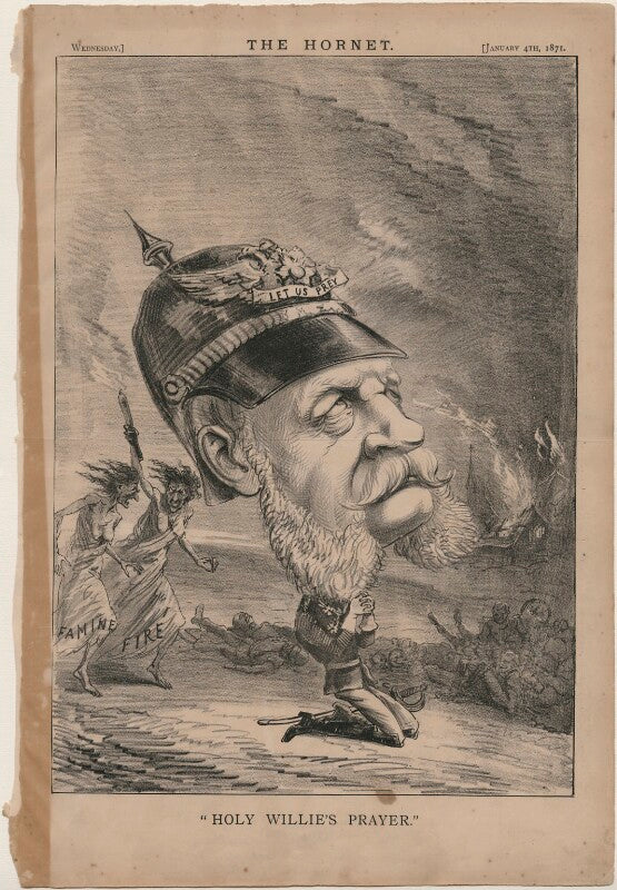 Wilhelm i, emperor of germany and king of prussia ('holy willie's prayer') npg d48217