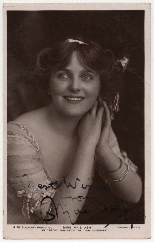 Maie ash as peggy quainton in 'gay gordons' npg x17003