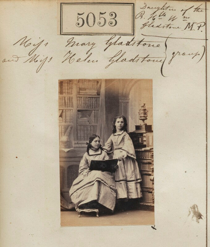 Mary drew (née gladstone); helen gladstone npg ax55058
