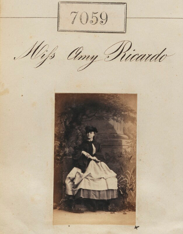 Amy mary (née ricardo), countess of march npg ax56975