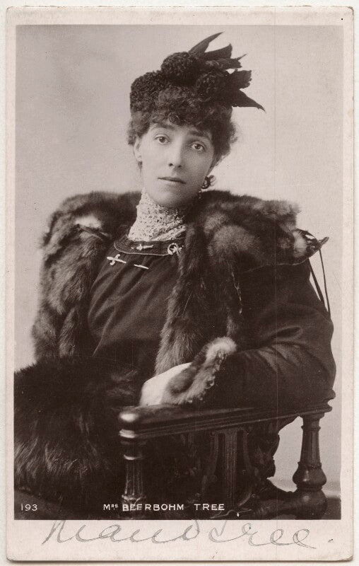 Maud (née holt), lady beerbohm tree npg x160603