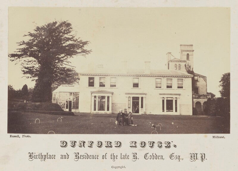 Richard cobden with a small child npg ax68140