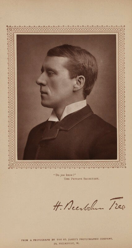 Sir herbert beerbohm tree npg ax29398