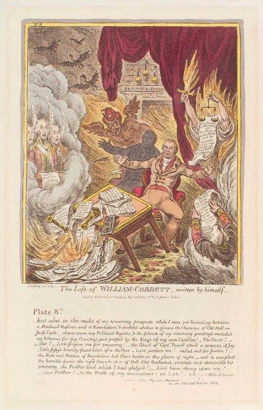 'the life of william cobbett written by himself. no 8' npg d12931