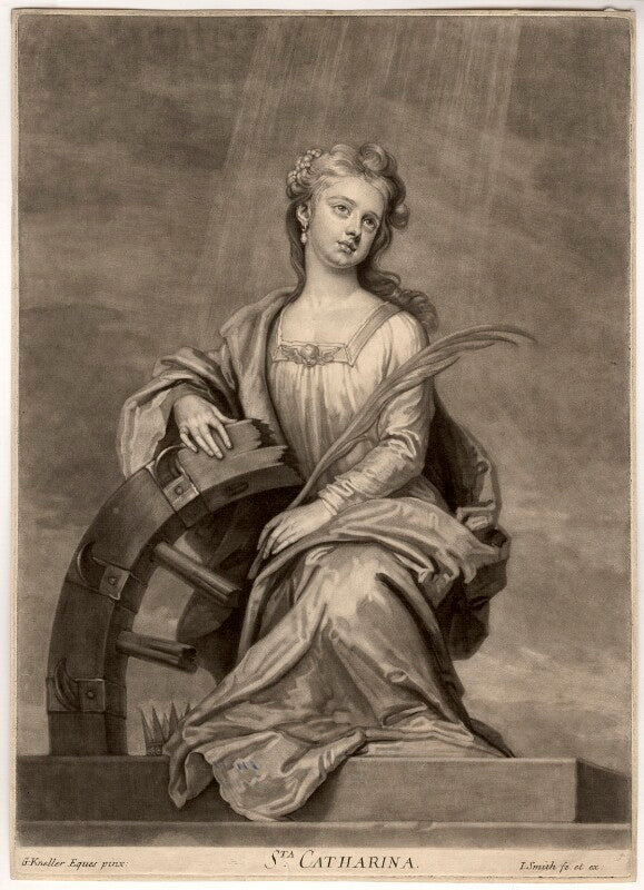 Mrs cross as st catherine npg d2238