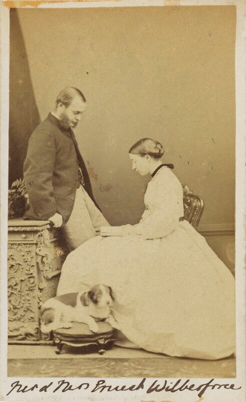 Ernest roland wilberforce; frances mary wilberforce (née anderson) npg ax10059