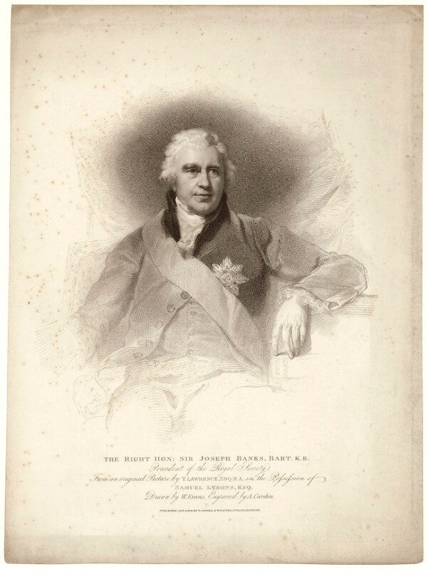 Sir joseph banks, bt npg d7498