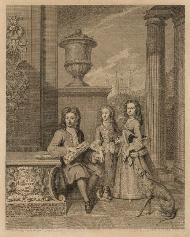 Thomas coningsby, earl of coningsby; lady frances hanbury williams; margaret coningsby, countess of coningsby npg d34072