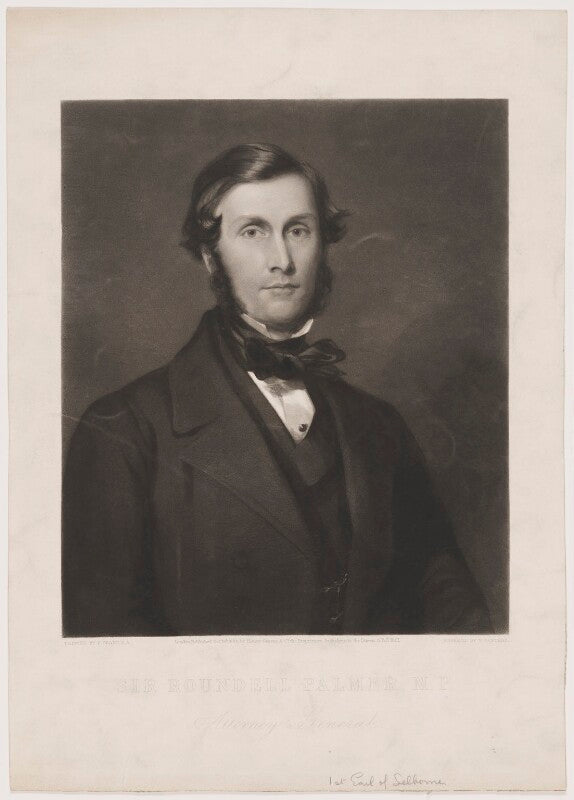 Roundell palmer, 1st earl of selborne npg d40637