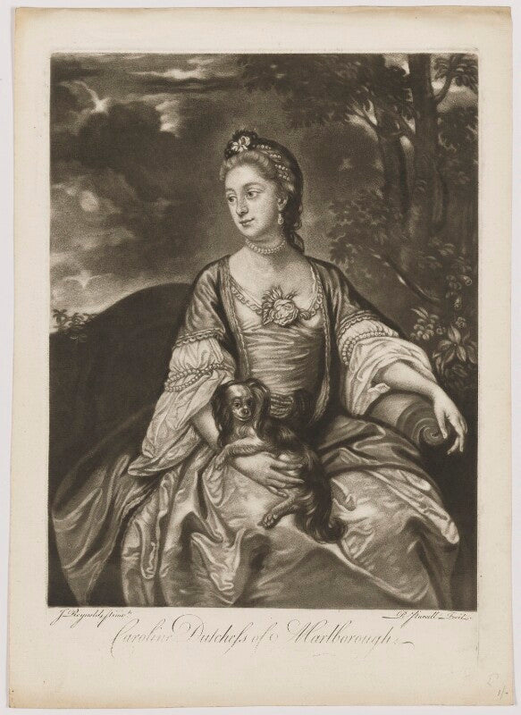 Lady caroline spencer (née russell), duchess of marlborough npg d38247