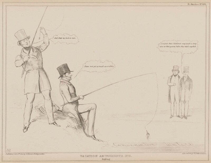 Vacation amusements. no.5. angling. npg d41589