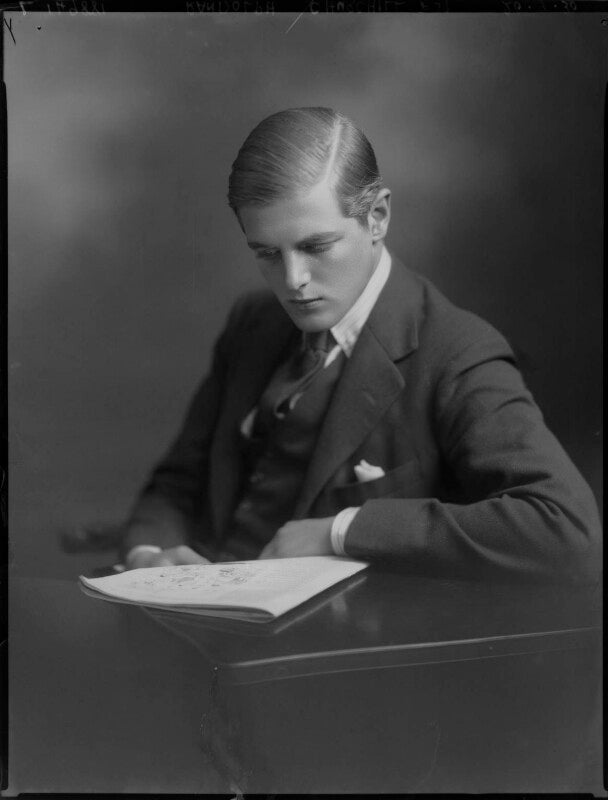 Randolph frederick edward spencer churchill npg x70657