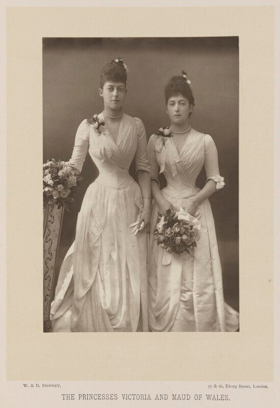 Princess victoria of wales; maud, queen of norway npg ax14741