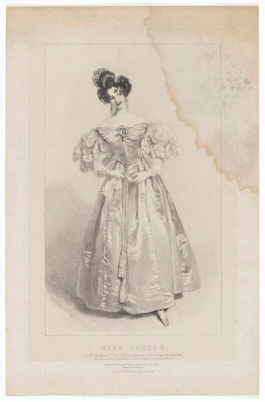 Harriett deborah lacy (née taylor) as lady honoria howard in 'the school for coquettes' npg d41840