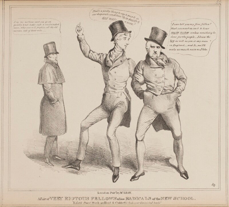 A pair of very riotous fellows alias radicals of the new school npg d40991