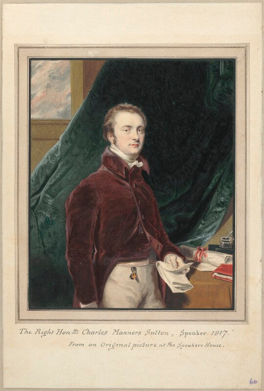 Charles manners sutton, 1st viscount canterbury npg d23289