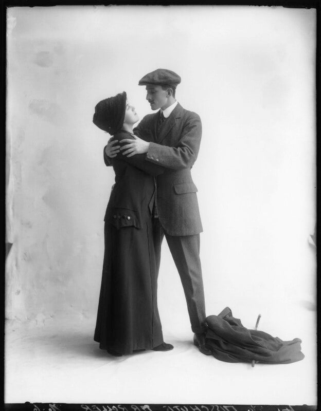 Margaret chute as mrs cowper cowper; g. trevor roller as parker in 'lady windermere's fan' npg x103965