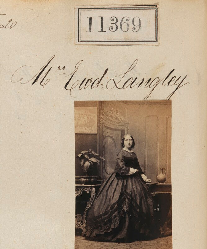 Mrs edward langley npg ax61055