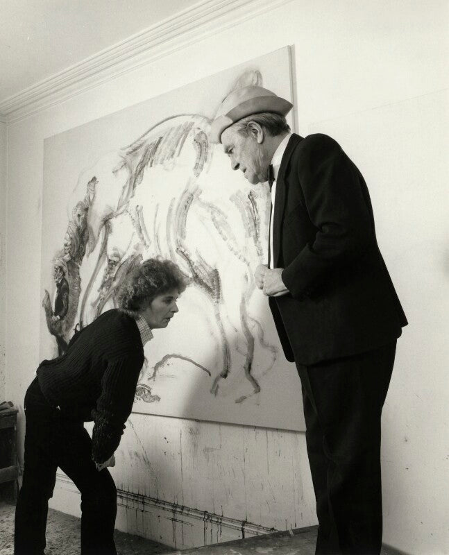 Maggi hambling; max wall npg x126500