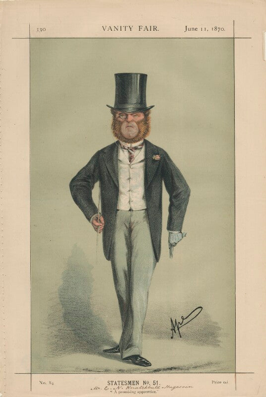 Edward hugessen knatchbull hugessen, 1st baron brabourne ('statesmen no. 51.') npg d43435