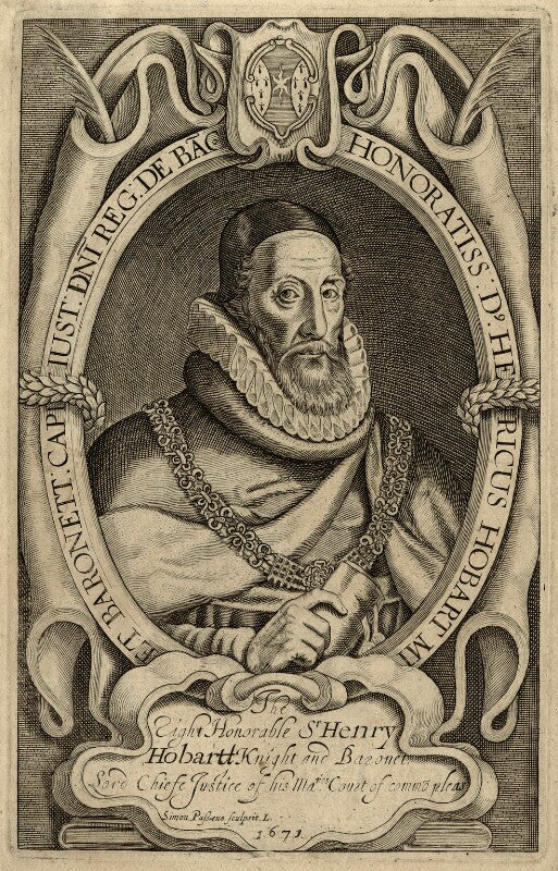 Sir henry hobart, bt npg d26100