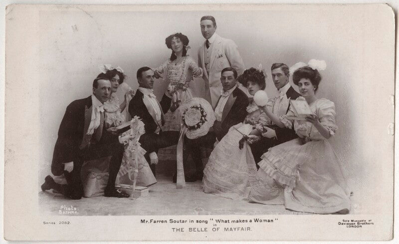 (joseph) farren soutar performing the song 'what makes the woman' in 'the belle of mayfair' npg x160486