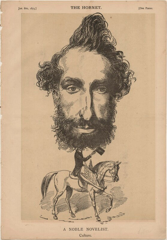 Edward george earle lytton bulwer lytton, 1st baron lytton ('a noble novelist. culture.') npg d48323