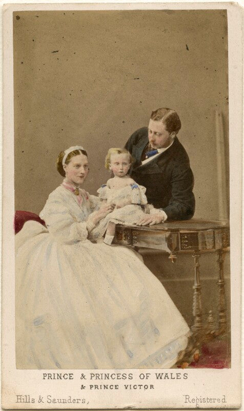 Queen alexandra; prince albert victor, duke of clarence and avondale; king edward vii npg ax46742