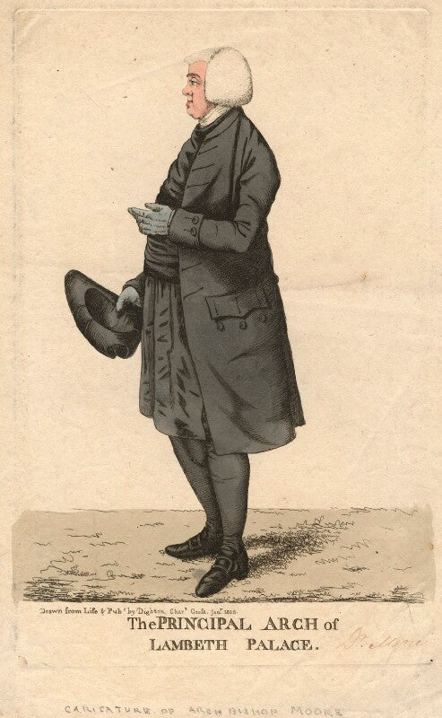 John moore ('the principal arch of lambeth palace') npg d13438