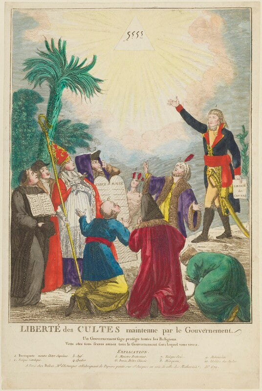 Napoléon bonaparte ('liberté des cultes maintenue par le gouvernement') npg d15727