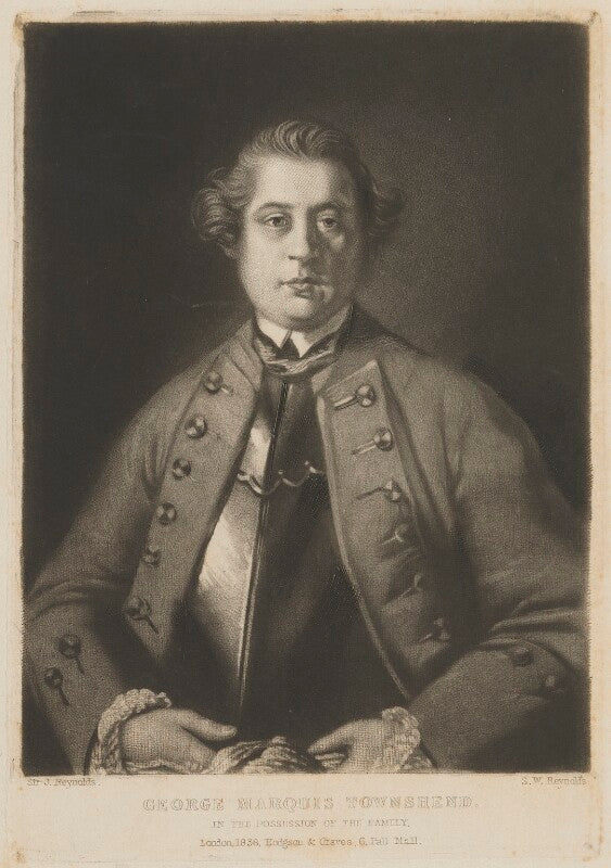 George townshend, 4th viscount and 1st marquess townshend npg d14345