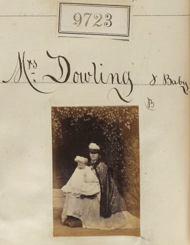 Mrs dowling and baby npg ax59454