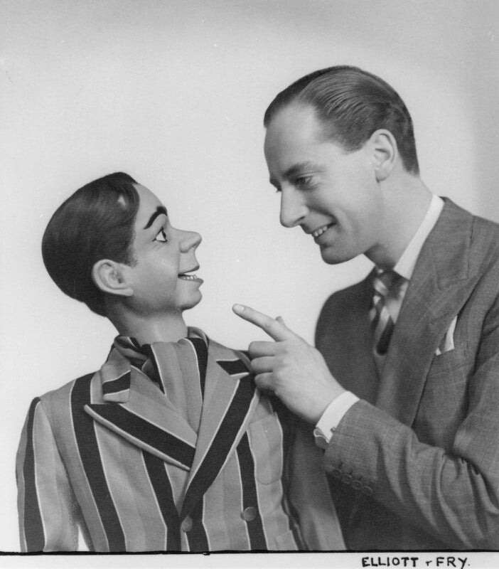 Peter brough with his puppet archie andrews npg x92103