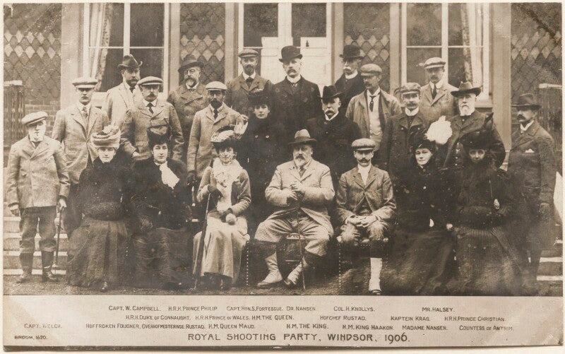 'royal shooting party, windsor, 1906' npg x196910