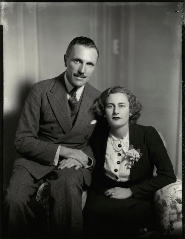 Sir (harold) gengoult smith; cynthia mary (née brookes), lady smith npg x151618