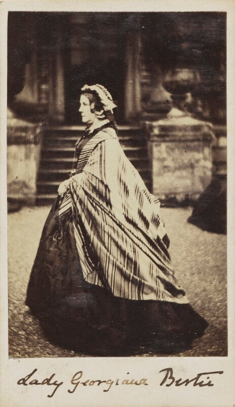 Lady georgina anne emily bertie (née kerr) npg ax10029