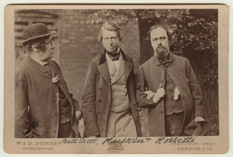 William bell scott; john ruskin; dante gabriel rossetti npg x128797