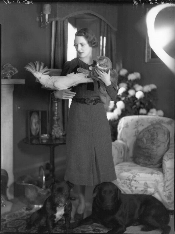 Diana claudia patricia harris (née carleton), countess of malmesbury npg x37182