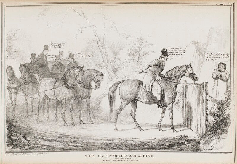 The illustrious stranger (scene near datchett) (king william iv) npg d41155