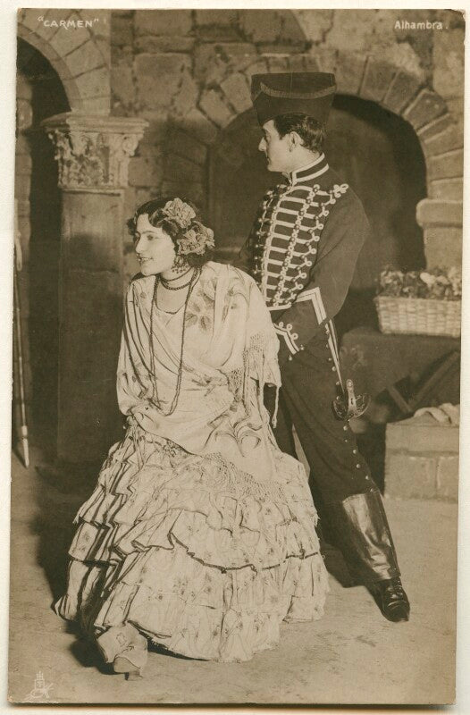 Rosario guerrero as carmen and m. volbert as don josé in the ballet 'carmen' npg ax160472
