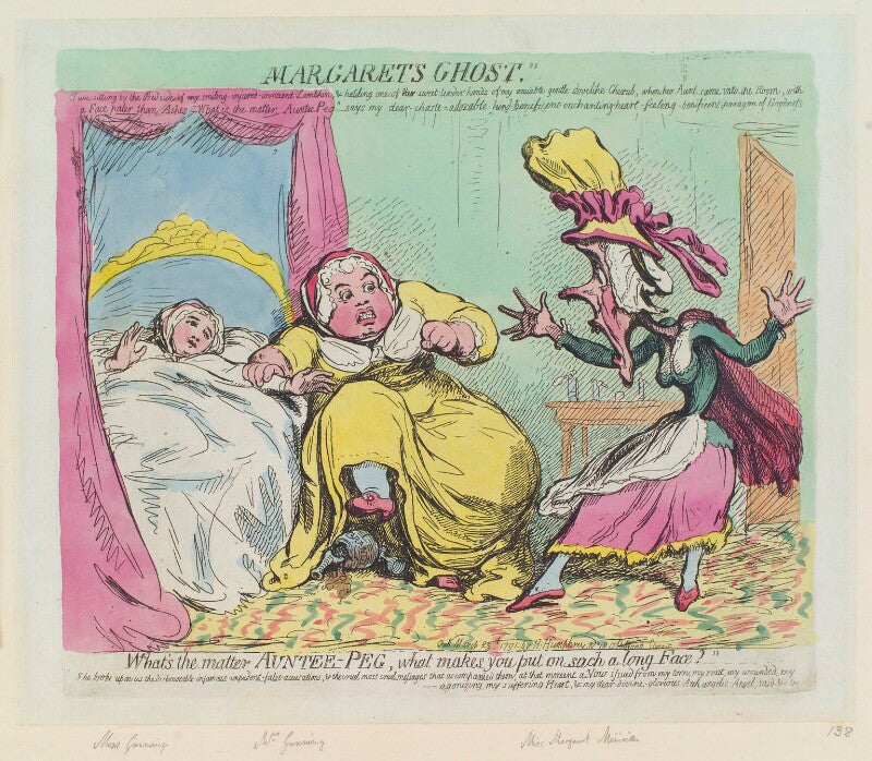 Margaret's ghost' (elizabeth gunning; susannah gunning (née minifie); peg minifie) npg d12414