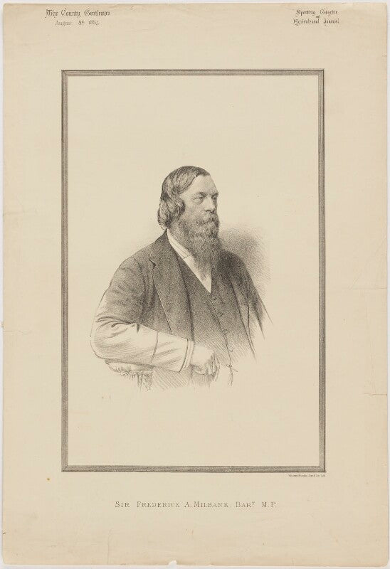 Sir frederick acclom milbank, 1st bt npg d46150
