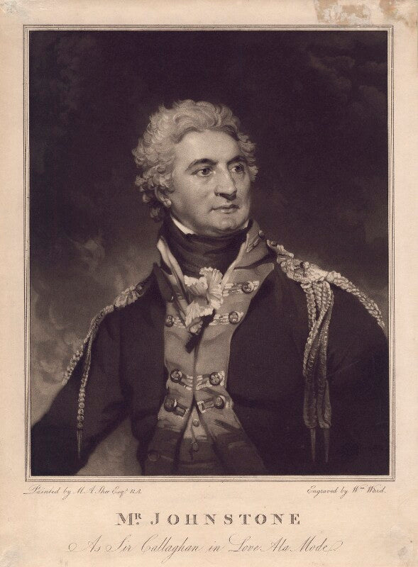 John henry johnstone as sir callaghan in 'love a la mode' npg d3177