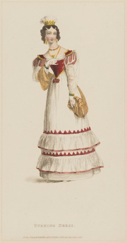 'evening dress', february 1828 npg d47614