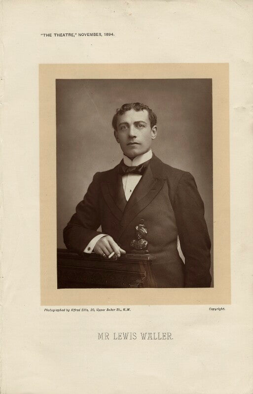 Lewis waller (william waller lewis) npg x27234