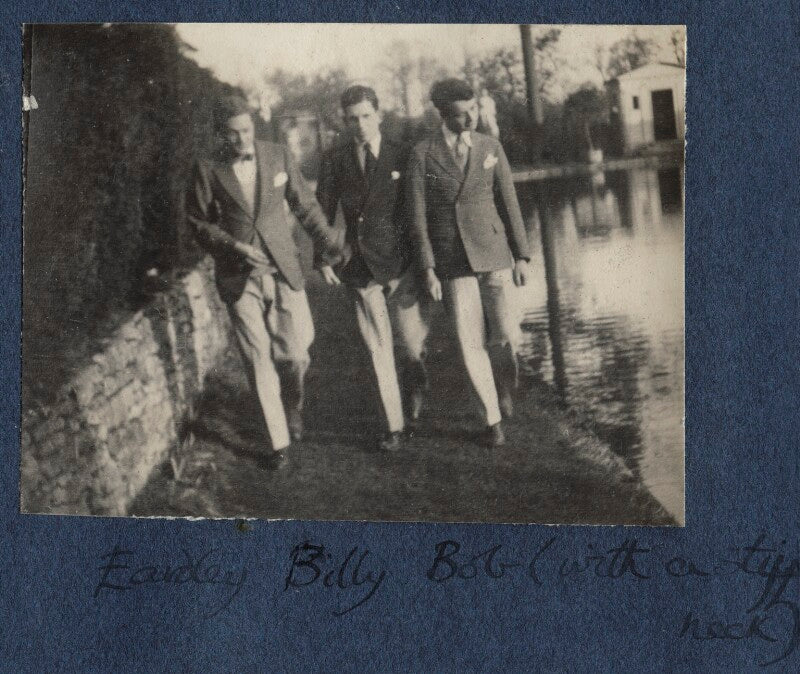 Eardley knollys; william henry smith, 3rd viscount hambleden; bob gathorne hardy npg ax141487