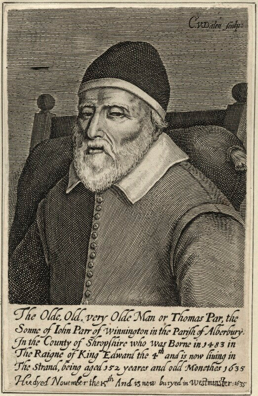 Thomas parr npg d28493